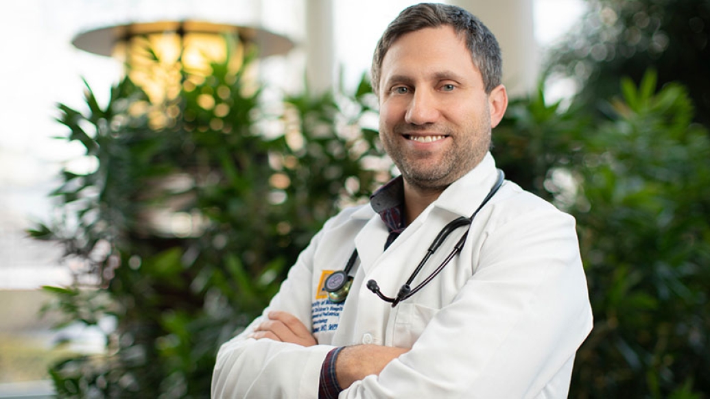 Daniel Shumer, M.D. posing in lobby