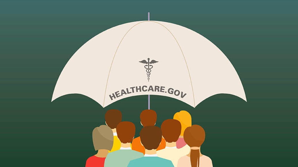 People standing under umbrella