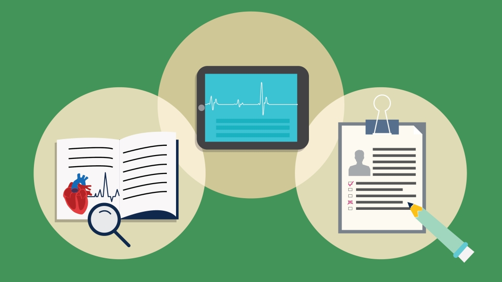 Illustration depicting cardiac arrest research