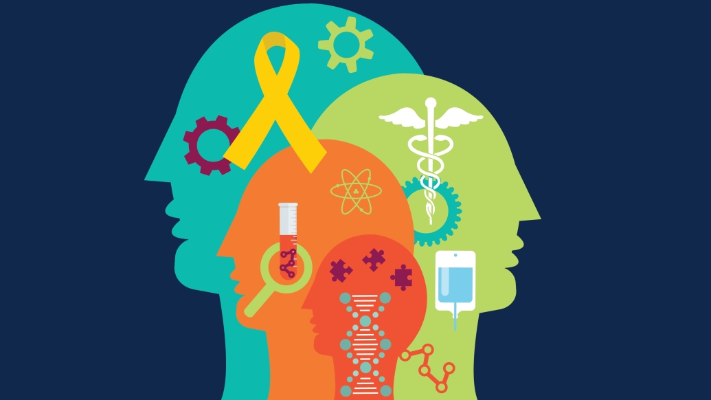 A colorful representation of group based cancer treatment