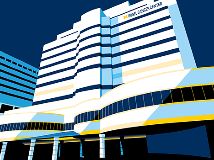 Rogel Cancer Center illustration