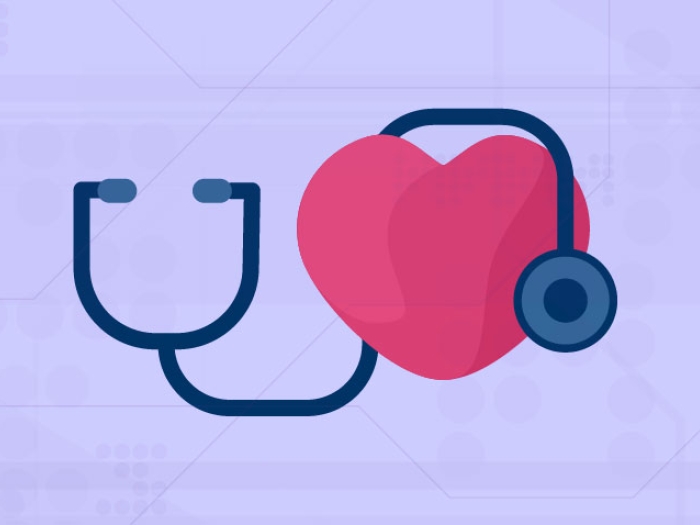 Heart and stethoscope