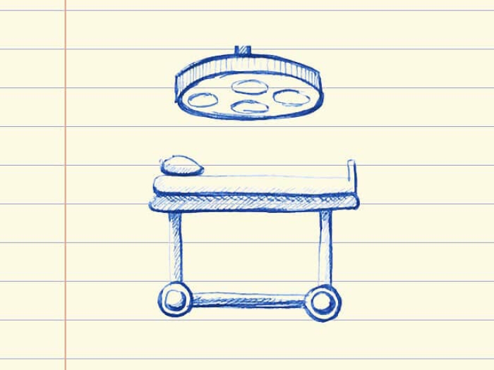 Lab notes or surgery