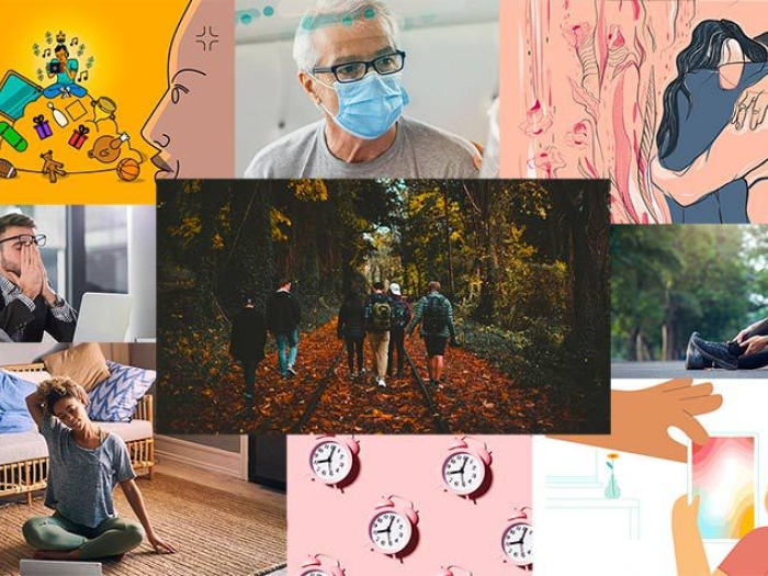 collage of photos with different images