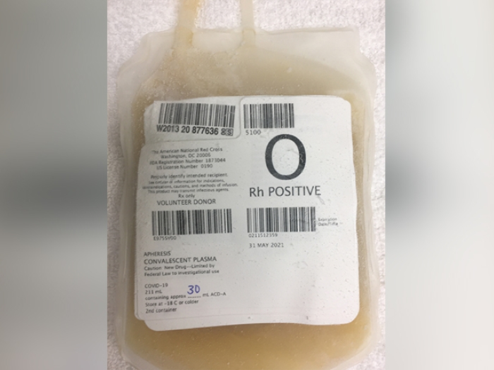 bag of plasma