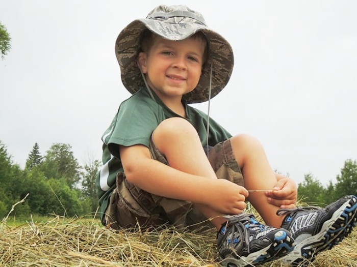 Picture of cancer survivor and MSU fan Ian