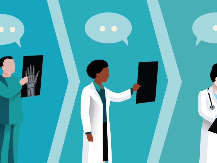 Image illustrating the benefits of radiologist and patient communication