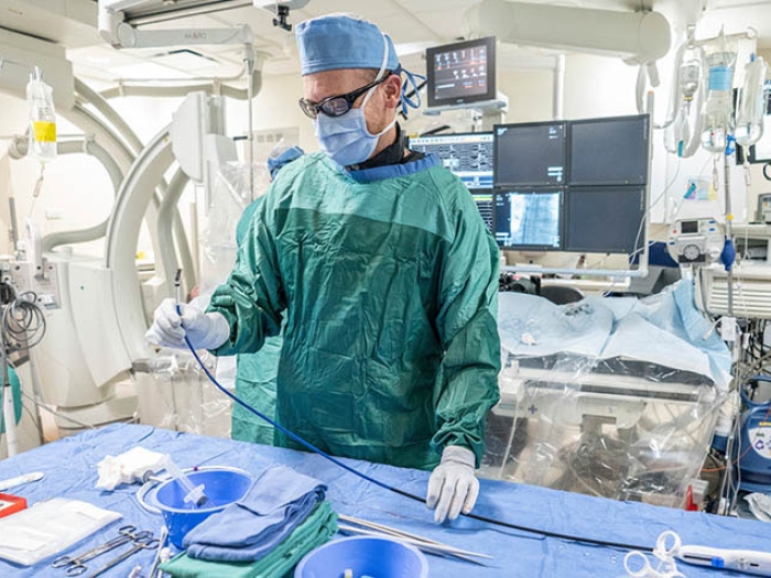 Doctor preparing for surgery