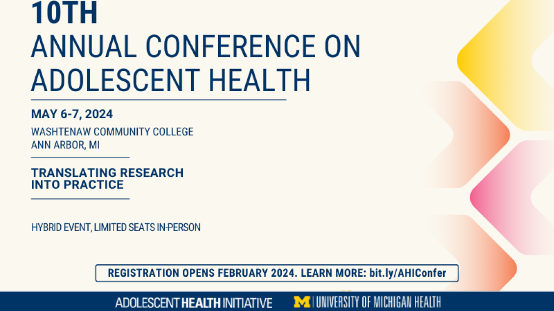 Information on 10th Annual Conference on Adolescent Health